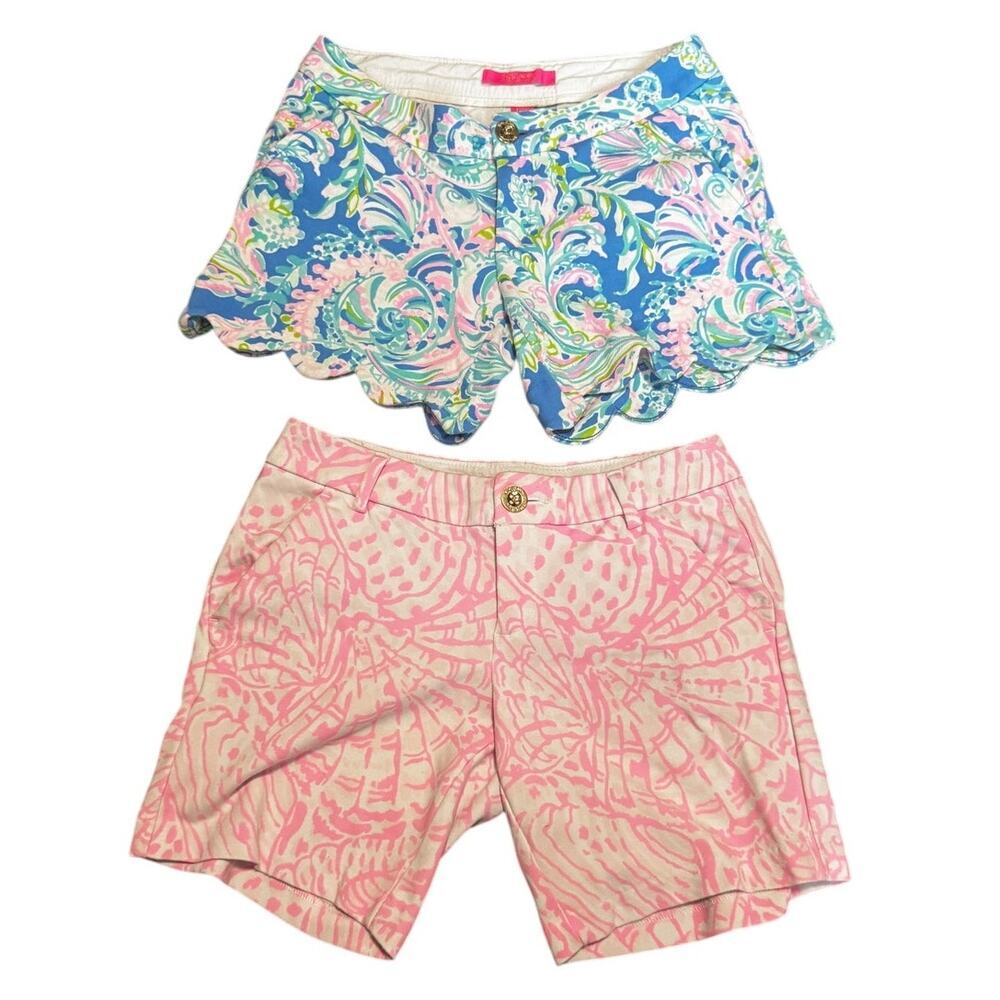 Lilly Pulitzer Shorts Bundle – 2 Pairs – Vibrant Prints – Resort & Summer Ready
